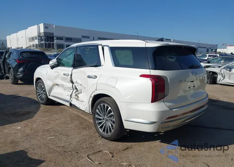 2025 Hyundai Palisade Calligraphy from USA, damaged, VIN KM8R74GE2SU935197